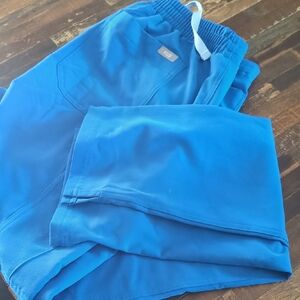 Figs Bright Blue Women's Scrub Pants